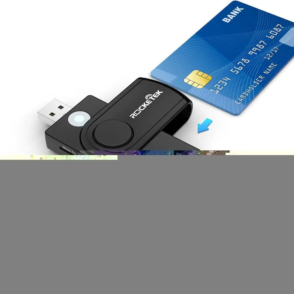 Usb 2.0 Multi Smart Card Reader Sd/Tf Ms M2 Mikro Savienotājs Atmiņas karte Sd ,Id,Bankas Datoru Adapteri Cloner Karti,Sim Datoram K6H5 2