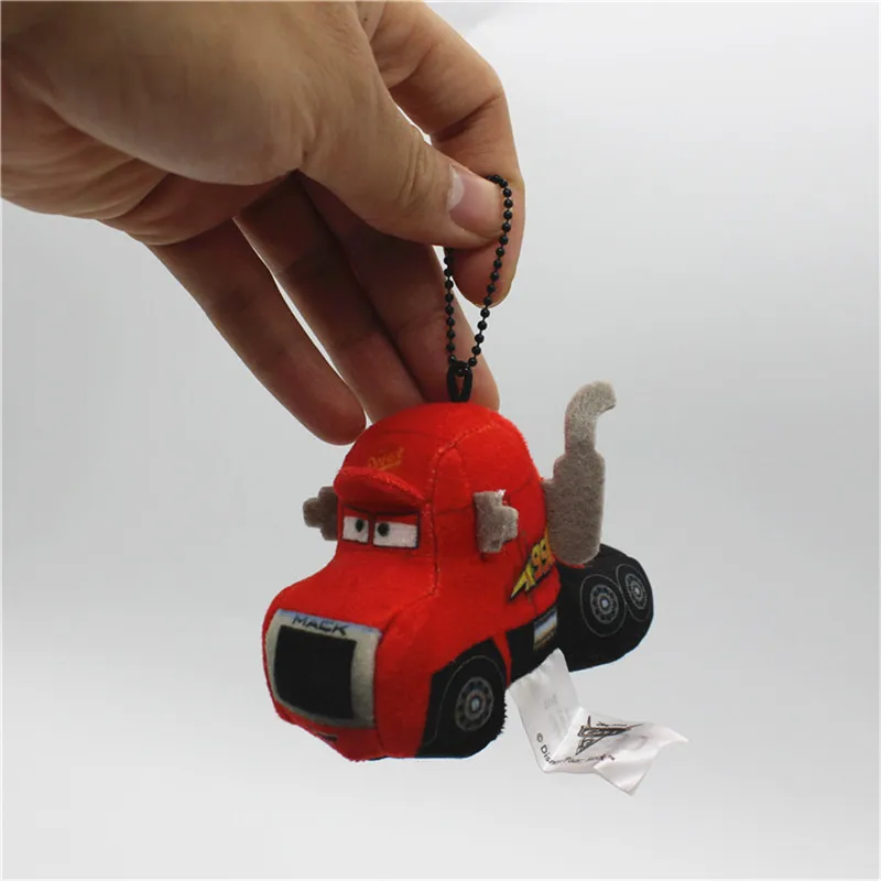 1 gab. 8cm Disney Cars Lightning McQueen Mater Karikatūra Anime plīša kulons rotaļlietas 5