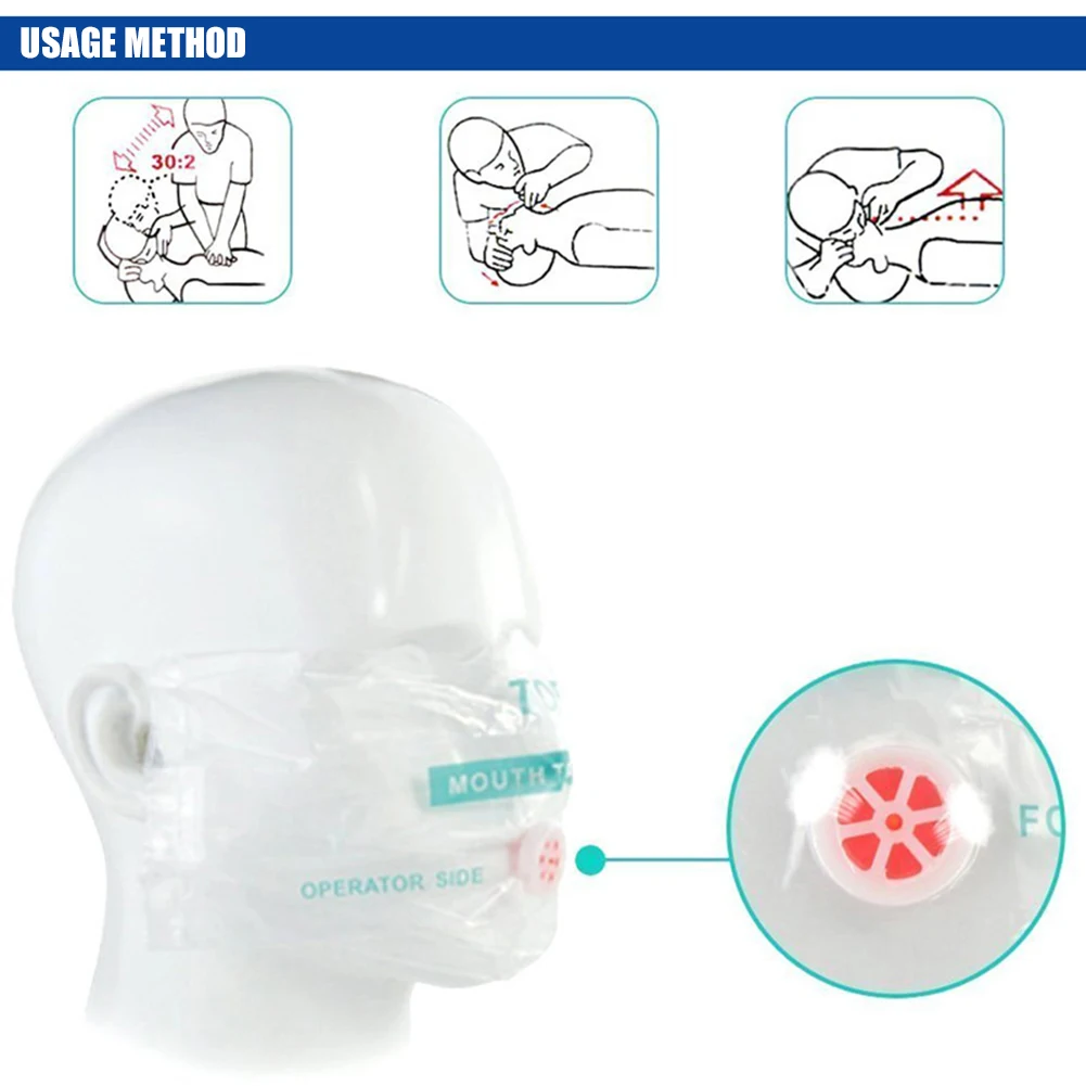 Portatīvo Keychain Resuscitator Sejas aizsargu Pirmo Neatliekamo Palīdzību Glābšanas Mācības Piegādes CPR Maska Veselības Aprūpes Rīki 0