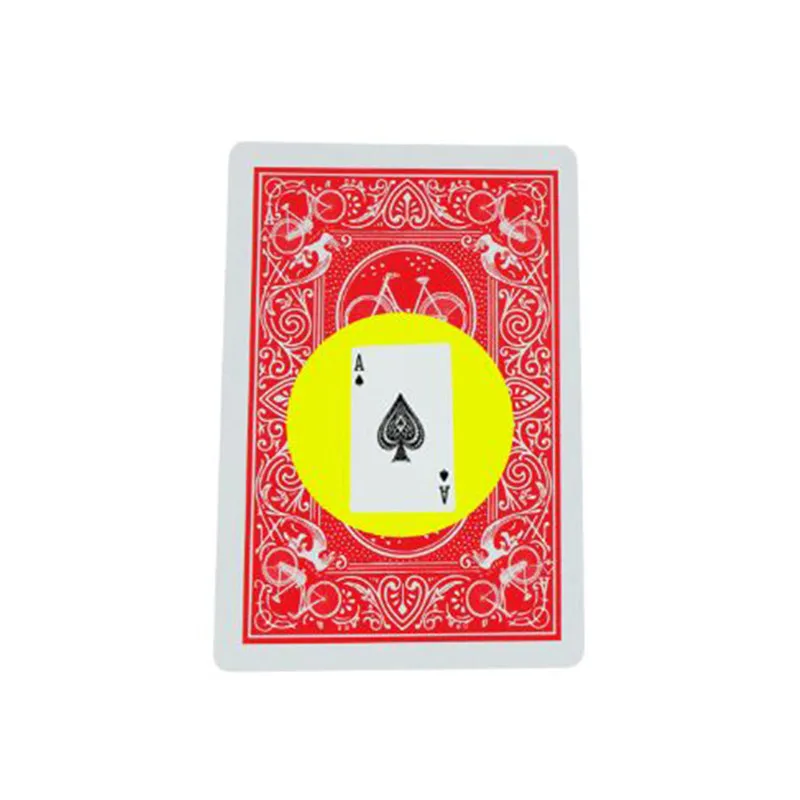 Burvju Kartes Atzīmēta attvaices kolonnas Klāja Spēļu Kārtis, Pokera Burvju Triki, Close-up Iela Burvju Triks Kid Bērnu Rotaļlieta Puzzle
