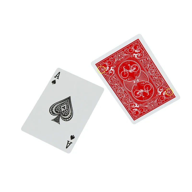 Burvju Kartes Atzīmēta attvaices kolonnas Klāja Spēļu Kārtis, Pokera Burvju Triki, Close-up Iela Burvju Triks Kid Bērnu Rotaļlieta Puzzle 3