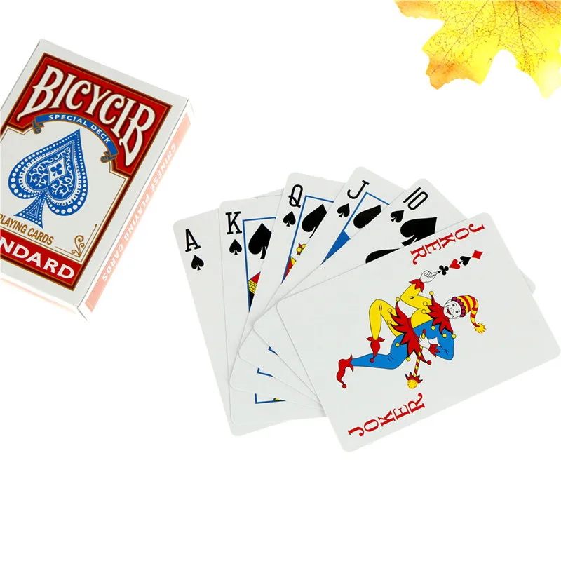 Burvju Kartes Atzīmēta attvaices kolonnas Klāja Spēļu Kārtis, Pokera Burvju Triki, Close-up Iela Burvju Triks Kid Bērnu Rotaļlieta Puzzle 5