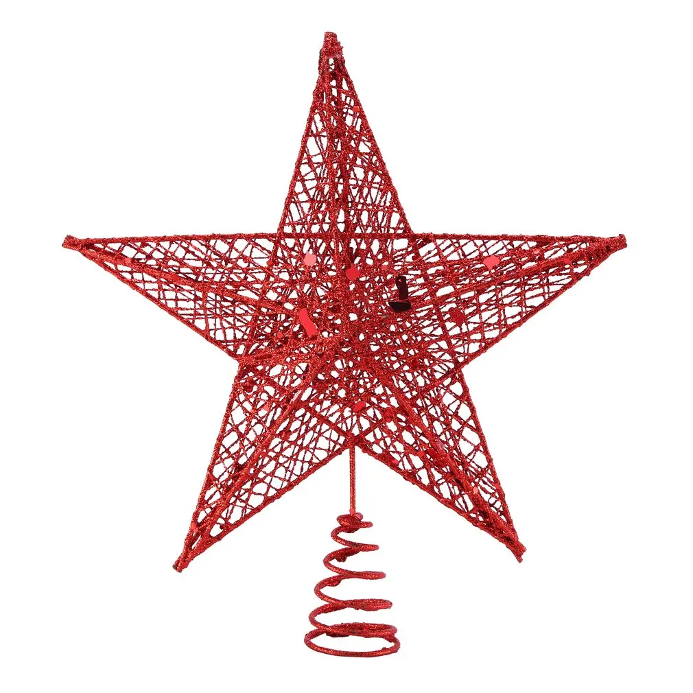 Ziemassvētki Ar Zelta Spīguļi, Ziemassvētku Rotājumi Dzelzs Koks Zvaigžņu Ziemassvētki Istabu, Ziemassvētku Rotājumi Dzelzs Zvaigzne 3