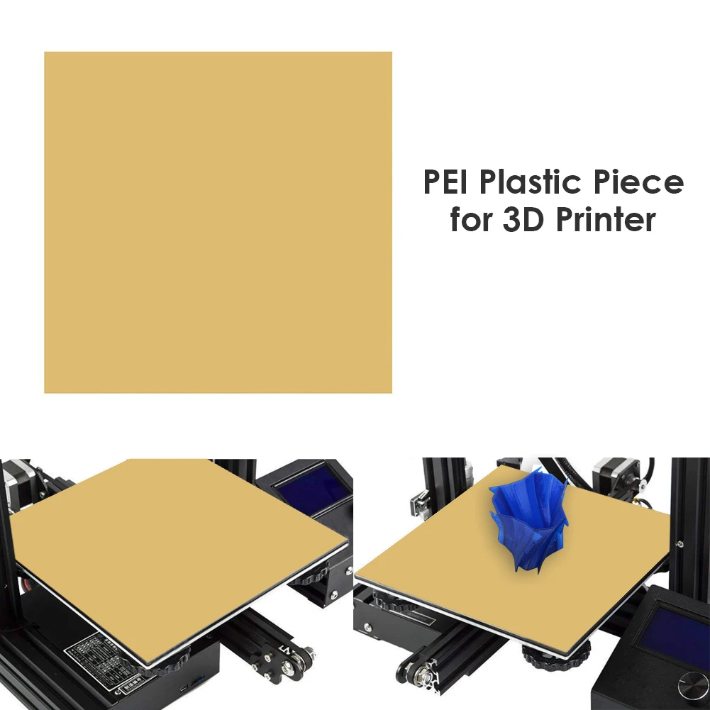 PEI Lapa Matēta 3D Printeri PEI Lapa Polyetherimid 305/254/235/157/150/120mm 3D Printeri, Veidot Virsmas Polyetherimide 1