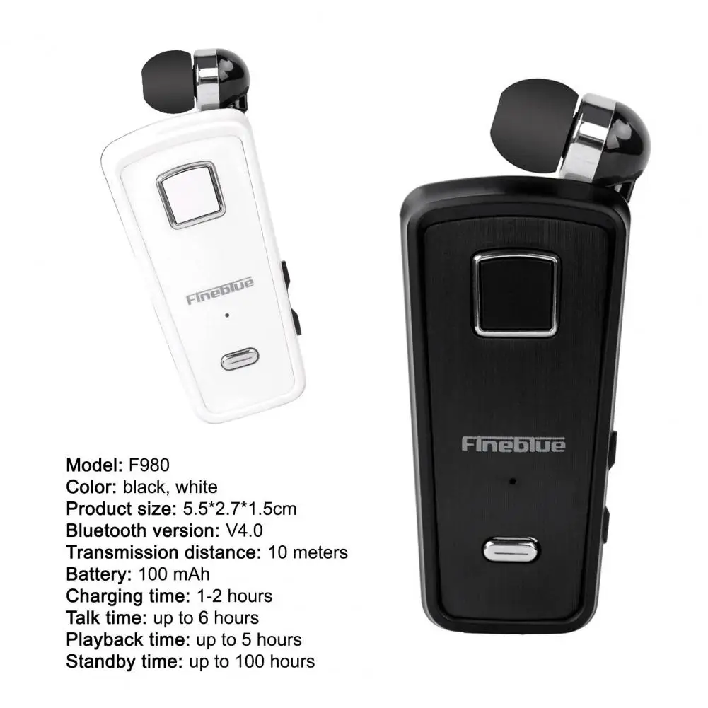 Fineblue F980 Bluetooth 4.0 Bezvadu Austiņas Austiņas Ūdensizturīgs Dziļi Bass Earbuds Taisnība Bezvadu Stereo Austiņu Sporta Austiņas 4