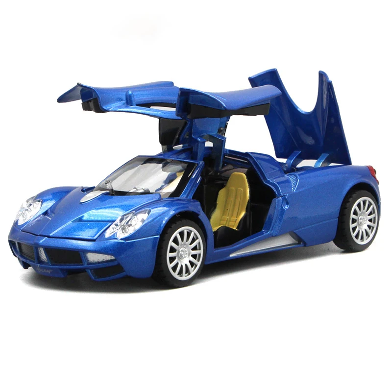 1:32 Rotaļu Automašīnu Pagani Huayra V12 Rotaļlietas Sakausējuma Auto Diecasts & Rotaļu Automobiļi Automašīnas Modelis Miniatūra Mēroga Modeļu Automašīnas Rotaļlietas Bērniem 0