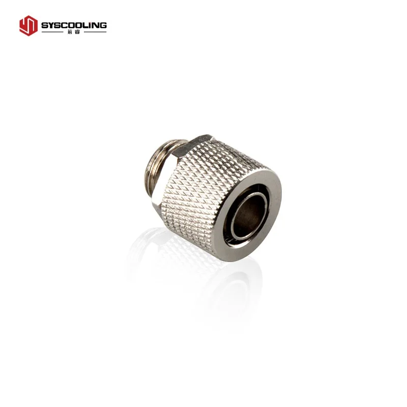 Syscooling šķidrums, dzesēšanas montāžas G1/4-8 kompresijas armatūra mīksto caurules diametrs 8mm caurules 2