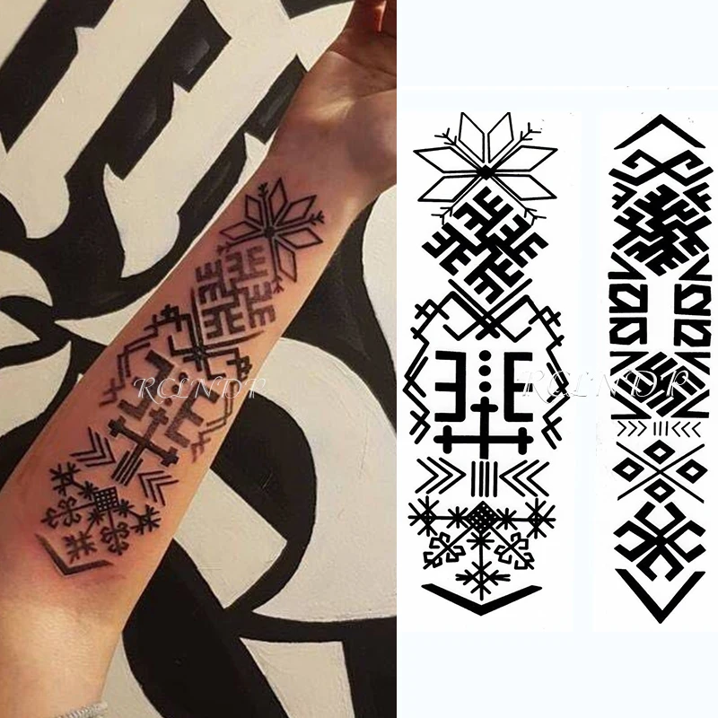 Ūdensnecaurlaidīgus Pagaidu Tetovējumu Uzlīmes foršs cilvēks cilts totēms Phoenix tatto uzlīmes flash tetovējums viltus tetovējumiem vīriešiem, sievietēm 7