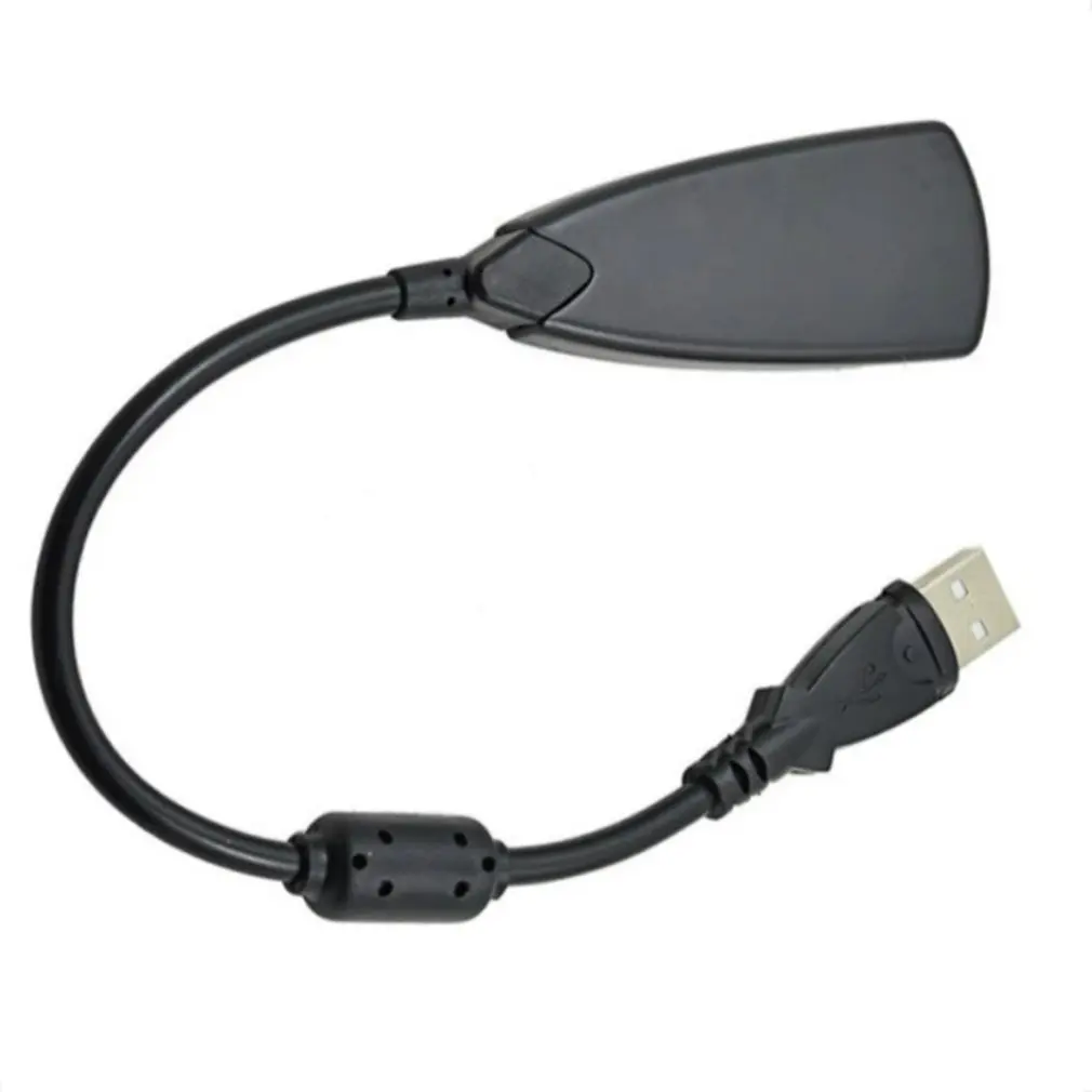 Ārējā USB Skaņas Karti 7.1 Adapteris 5HV2 USB 3D CH Skaņas Antimagnetic Audio Austiņas, Mikrofons (3,5 mm Pieslēgvietu, Portatīvo DATORU