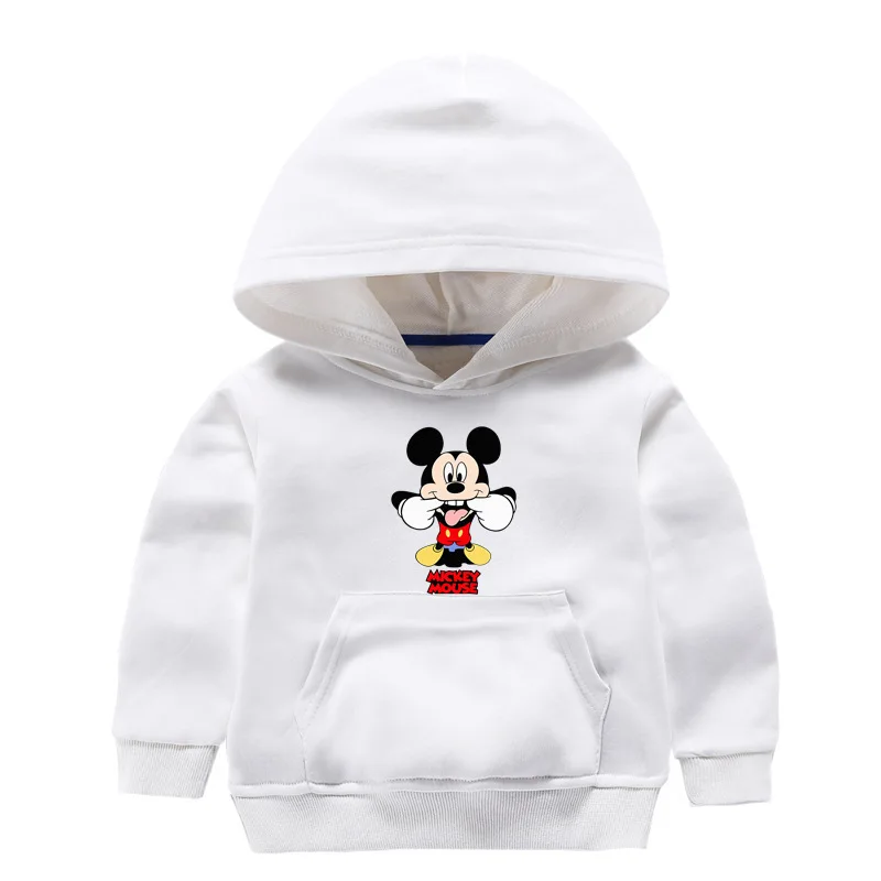 Disney Rudens Ziemas Toddler Džemperis Bērnu Apģērbu Cute Karikatūra Mickey Mouse Pelēkā Vārna Zēns Meitene Bērnu Hoodies Bērniem Sporta Krekls