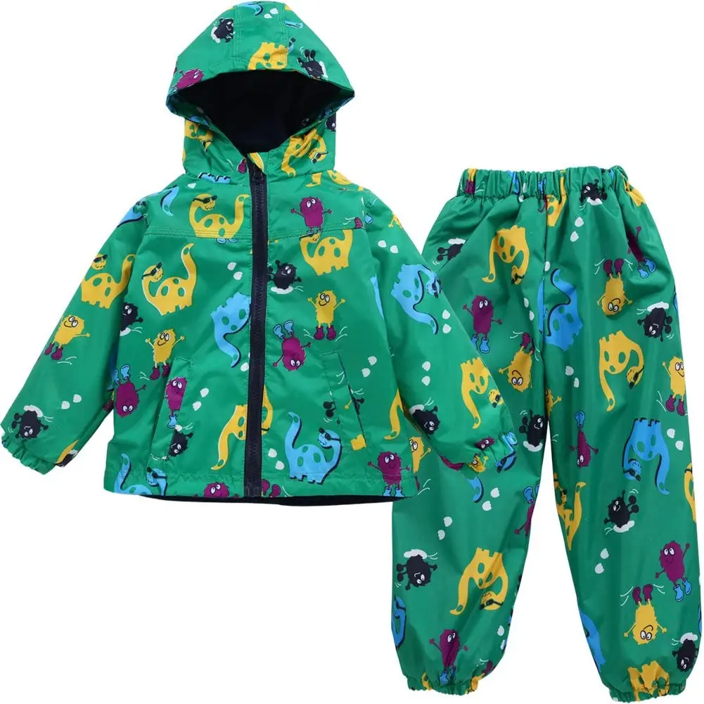 LZH Bērnu Apģērbu Rudens Ziemas Zēnu Drēbes Ūdensizturīgs Lietusmētelis Jaka+Bikses Tērpi Bērniem, Sporta Tērps Zēnu Apģērbu Komplekti