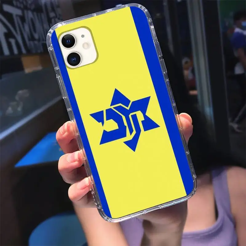 Maccabi-haifa Tālrunis Lietā Par iPhone 13 12 11Pro Max 11 XR XS Max X Mini 8 7 6 SE 