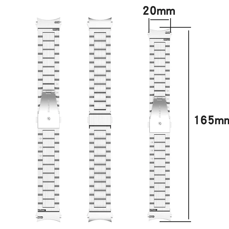 20mm siksnu samsung Galaxy Noskatīties 4 40mm 44mm smartwatch Stinless tērauda metāla aproce par correa galaxy 4 classic 42mm 46mm
