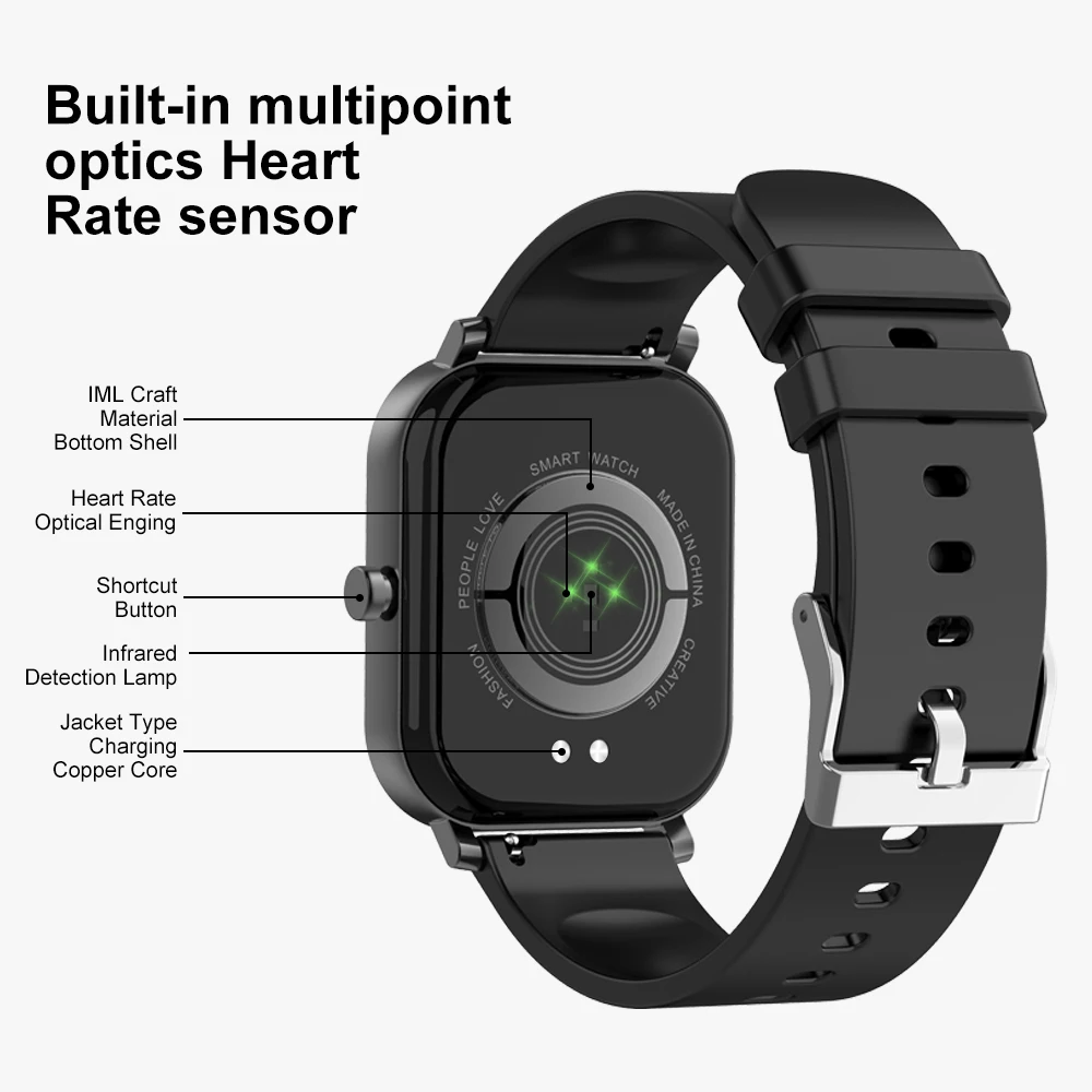 Globālo Versiju ALLCALL S10 GTS 2 Mini Lite Smart Skatīties 1.69 Collu Fitnesa Tracker IP68 Ūdensnecaurlaidīga Smart Clock Android 11 2021