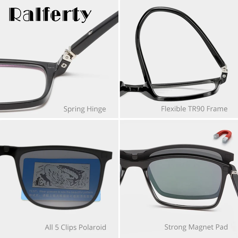 Ralferty A8806 Rezerves Brilles Rāmis 8806 Klipu Brilles Magnētisko Saulesbrilles