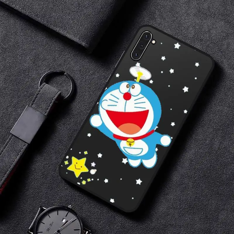 Cute Karikatūra Doraemon Robots kaķis Telefonu Gadījumā Samsung A21S A32 A51 A52 A71 A50 A12 S10 S20 S21 Plus Ultra Fe 2