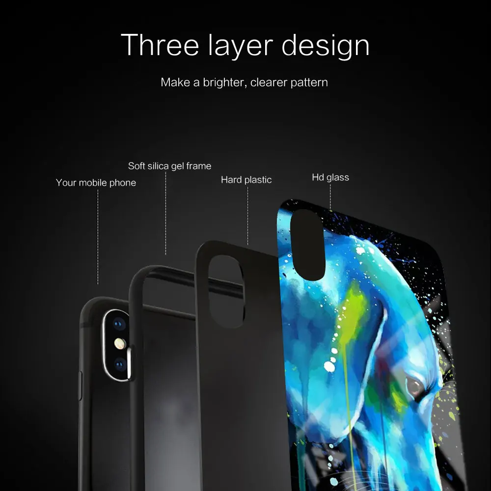 Dachshund Siluetu, Sunim Mīkstu Stikla Silikona Case For iPhone 13 12 11 Pro X XS Max XR 8 7 6 Plus SE 