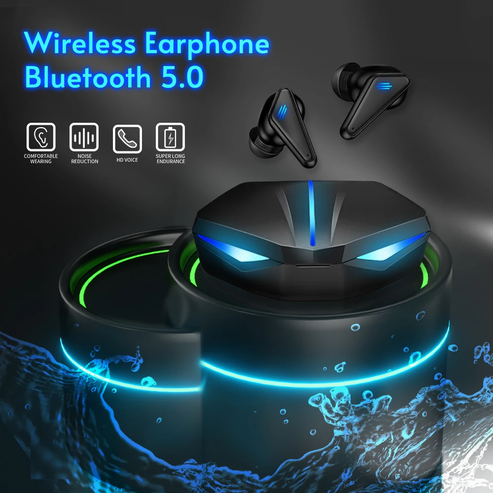 Viedtālrunis K55 TWS Bezvadu Earbuds, Roku bezmaksas Austiņas Spēļu Austiņas Bluetooth 5.0 Fone De Ouvido Spēlētājs Austiņas