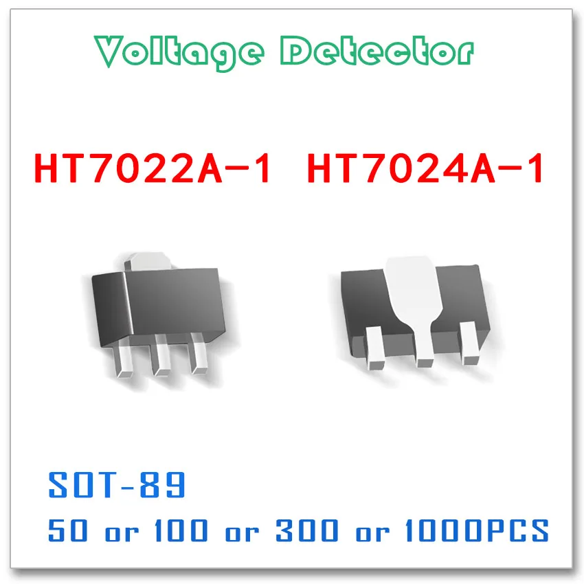 SOT-89 HT7022 HT7024 50GAB 100GAB 300PCS 1000PCS Pielaides 3% Sprieguma Detektors Oriģināls Augstas kvalitātes HT7022A-1 HT7024A-1