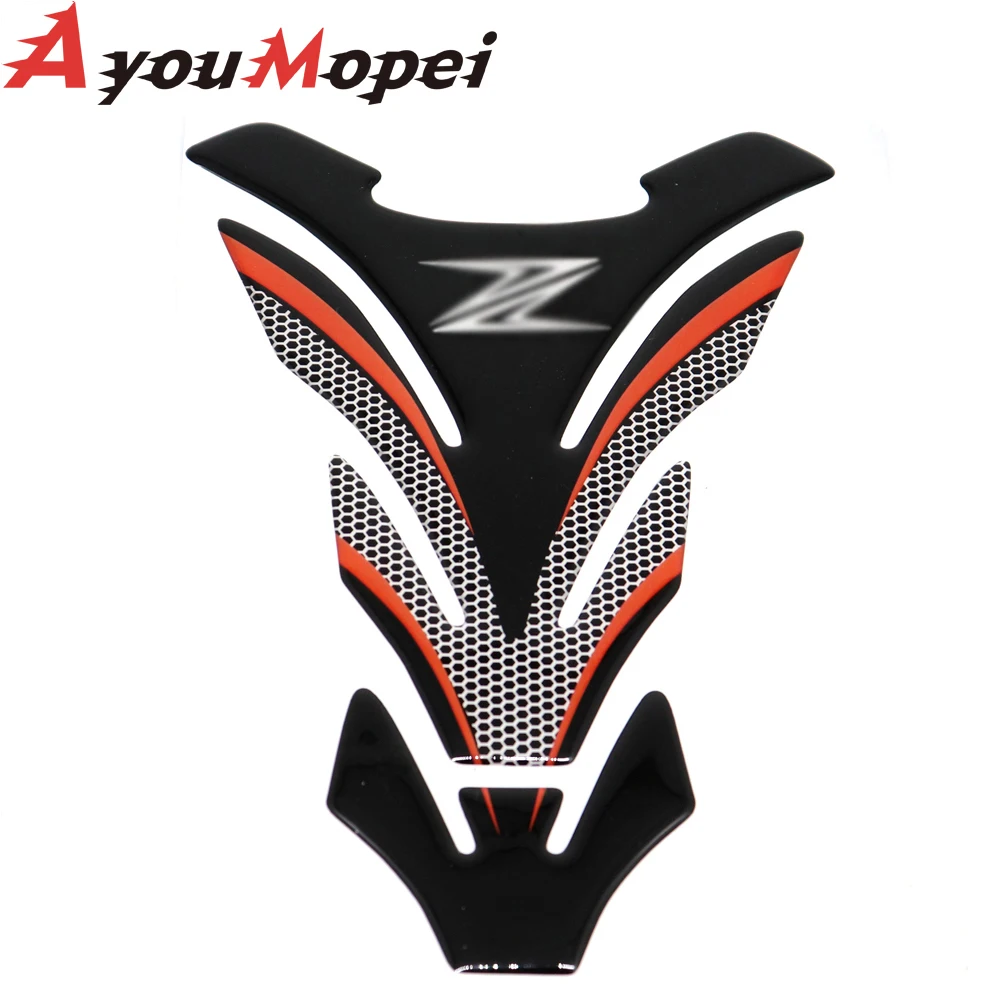 Mehānisko 3D Z Tvertne Pad Uzlīmes Kawasaki Z250 Z300 Z400 Z650 Z750 Z900 Motociklu Uzlīmes Degvielas Tvertnes Pad Aizsargs Uzlīmes Uzlīmes