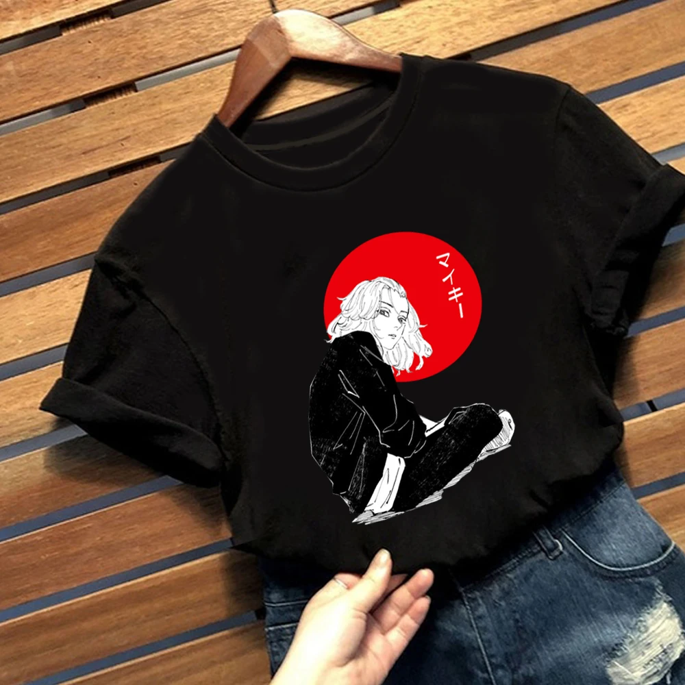 Tokijas Revengers Sanofi Manjiro/mikey Karstā Anime T-Kreklu apdruka Vīriešu Sieviešu Kokvilnas T Krekls Īsām Drēbēm, Hip Hop Topi, t-veida, Harajuku vasaras