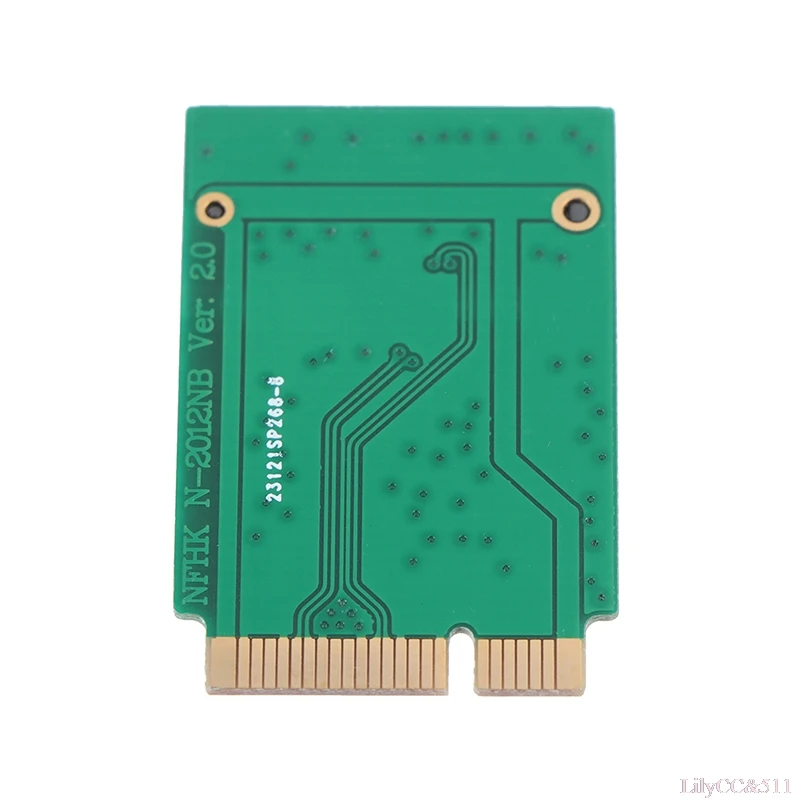 M. 2 NGFF SSD 17+7 Pin Adapter Card Padome Macbook AIR 2012. gada A1466 A1465 2