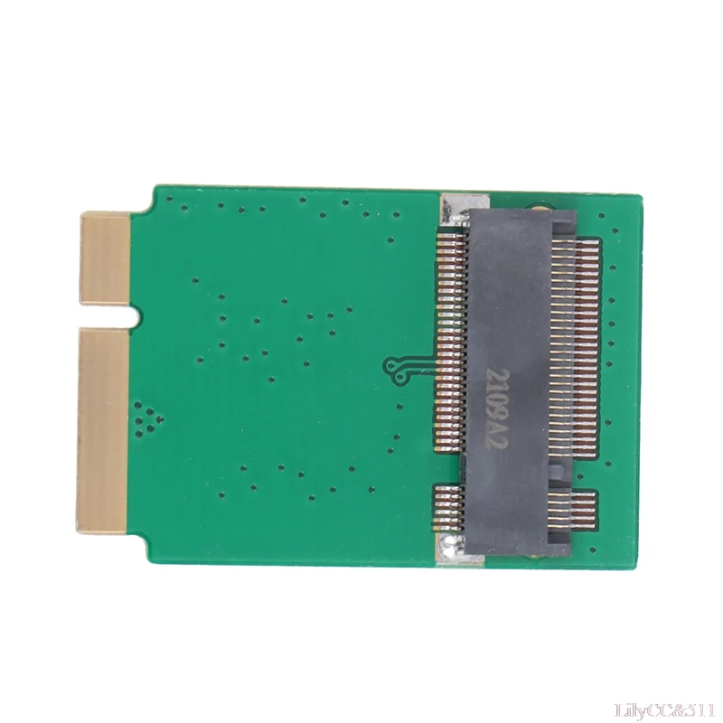 M. 2 NGFF SSD 17+7 Pin Adapter Card Padome Macbook AIR 2012. gada A1466 A1465 3