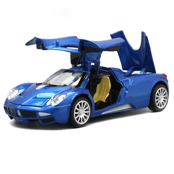 1:32 Rotaļu Automašīnu Pagani Huayra V12 Rotaļlietas Sakausējuma Auto Diecasts & Rotaļu Automobiļi Automašīnas Modelis Miniatūra Mēroga Modeļu Automašīnas Rotaļlietas Bērniem 0