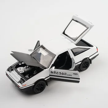 1/32 Toyota AE86 Sakausējuma Auto Modelis Lējumiem & Rotaļu automobiļi Kolekcijas Pull Atpakaļ Bērnu Rotaļu Automašīnu Bērniem Dāvanas Mēroga Lējumiem Modelis