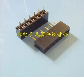 1000PCS 2.54 mm 1 X 6 Pin Zelta pārklājumu Vienā Rindā Taisni Sieviešu Pin Header ROHS