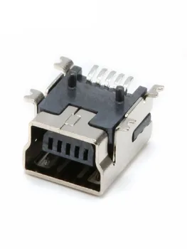 10PCS Mini USB SMD 5 Pin Sieviešu Mini B Savienotājs Ligzda Pievienojiet
