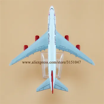 16cm Gaisa Virgin Atlantic B747 Boeing 747-400 Airways Aviokompānijas Metālu Sakausējumu Lidmašīnas Modeļa Lidmašīnu Lējumiem Gaisa kuģa