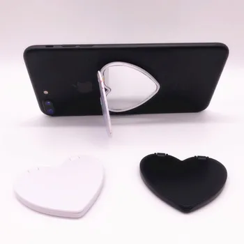 1gb sirds formas tukša balta/melna Spoguļi mobilo telefonu locīšanas stiept turētājs Tālruņa Turētājs Pirksta Gredzenu Tālruņa Turētājs