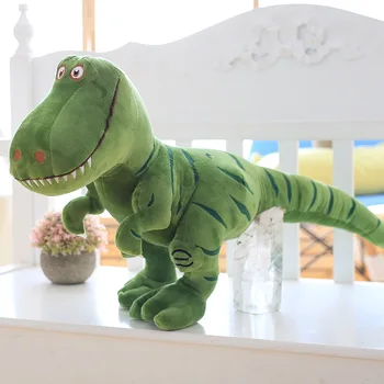 1pc 40-100cm Reālajā dzīvē Dinozauru Plīša Rotaļlietas, Multfilmas Tyrannosaurus Gudrs Pildījumu Rotaļlietas Lelles Bērniem Bērni, Puikas Dzimšanas dienas Dāvana