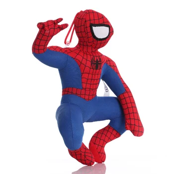 24cm Disney Brīnums Avengers Super Hero Spider Man Mīksta Plīša Pildījumu Lelle Paredzēta Bērniem Dāvanas