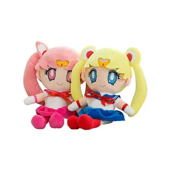 25-40Cm Kawaii Anime Tsukino Usagi Sailor Moon mīkstās Rotaļlietas Gudrs Sailor Moon Plīša Peluche Mājas Dekors Dzimšanas dienas Dāvanas Girsl Bērns