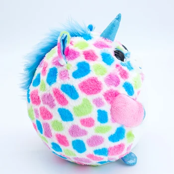 25CM Ty Beanie Sparkly Eyes Apaļa lode Krāsu Unicorn Cute Dzīvnieku Lelle Dzimšanas dienas Dāvanu Mīkstu Pildījumu Plīša Rotaļlieta Bērniem