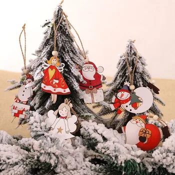 2gab/daudz Ziemassvētku Koka Piekariņi Ziemsvētki Koks Piekārtiem Rotājumi Rotājumi Mājās Bērniem, Rotaļlietas, Dāvanu Noel Navidad Dekori