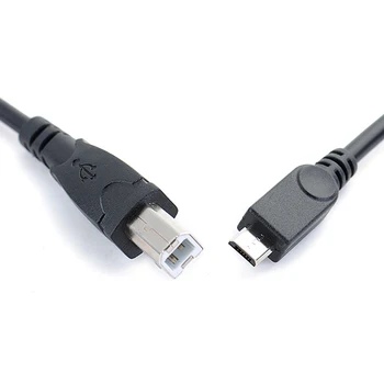 3.2 pēdu Micro USB Male USB B Tipa Vīriešu Datu OTG Kabelis, Mobilo Planšetdatoru Printeri 1m Savienotājs 2 : Standarta B Tipa Vīrietis