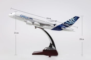 35cm luksusa lidmašīnas modeli, rotaļlietas Īrijā airlines, airbus A380 aircraftmodel lējumiem plastmasas sakausējuma plaknes dāvanas kidscollectible