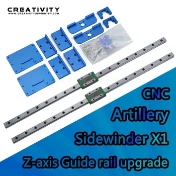 3D printeri Dual Z Ass Hiwin sliedēm uzlabot CNC alumīnija komplekts attiecas uz Artilērijas Sidewinder X1 SW-X1 Artilērijas Ģēnijs