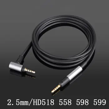 4.4 mm/2.5 mmAudio Kabelis -Sennheise HD595/558 /518 /598/HD599/569/579 headphon K92F