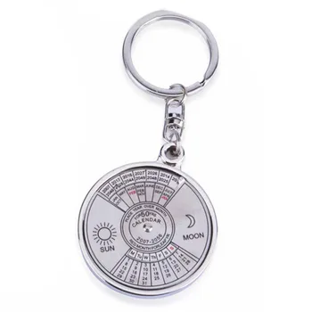 50 Gadu Kalendāra Metāla Gredzenu Atslēgu piekariņi Kompass Keyring Keyfob Pārgājieni, Kempings Āra Sporta Izdzīvošanas Līdzeklis Uz Pārdošanu Cinka sakausējums