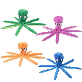 8 Kāju Astoņkāji Plīša Bērniem, Spēlēt Interaktīvas Pīkstošs Skaņas Fun Bērnu Plīša Rotaļlietas Jauna