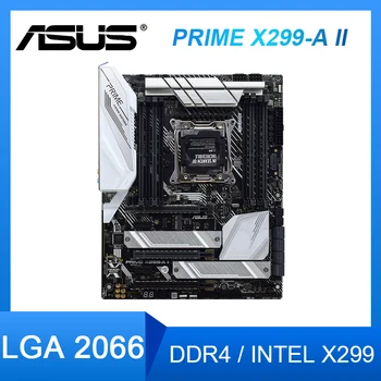Asus PRIME X299-II X299 Mātesplati LGA 2066 DDR4 256 GB Core i7-7800X i9-7980XE procesorus, PCIE 3.0, USB 3.2 SATA 3 Placa-mãe