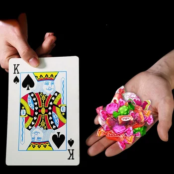 Burvju Triki Smieklīgi Burvju Rotaļlietas Bērniem Viegli Darīt, Slēgt Magie Tālruni No Klāja Pārsteidzošs Rotaļlietas Maiņa Pokera Burvju Butaforijas