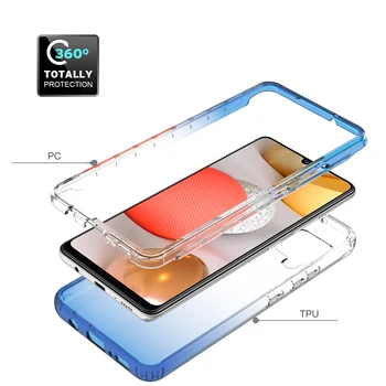 Caurspīdīgs Skaidrs Case for Samsung Galaxy A42 Silikona Telefonu Atpakaļ Somā Triecienizturīgs Cietā seguma Samsung Galaxy A42 5G