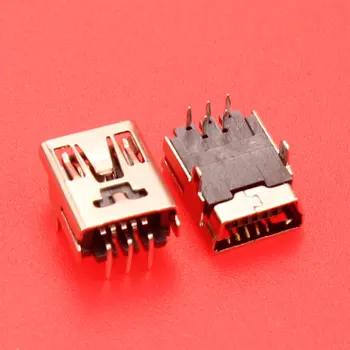 Cltgxdd 5 pin Mini-USB female ligzda ligzda uzlādes port connector V3 portu, MP3, MP4, GPS 4 kāju IEMĒRKŠANA 5pin