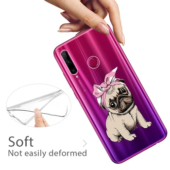 Cute Karikatūra Corgi Kaķis, Suns Silikona Gadījumā, Huawei Honor 30 10es 20i 9 8X 9X Mate 10 20 Lite Pro Soft TPU Skaidrs Aizmugurējo Vāciņu