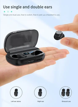 CV-10tws Bezvadu Sporta Bluetooth 5.0 Austiņu Akumulatora Ciparu Displejs Binaural Austiņu Touch In-ear Austiņas IOS Android